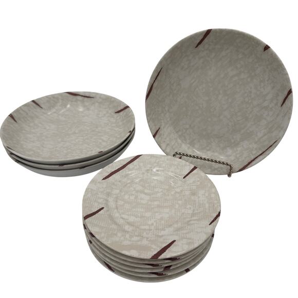 222 Fifth Saucers in Animal Print Set of 6 - Picture 7 of 8